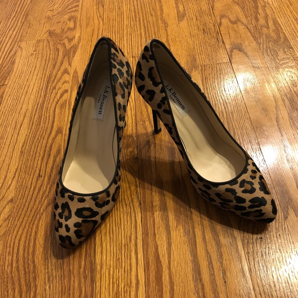 L.K. Bennett Hazel Calf Hair Pump, Leopard